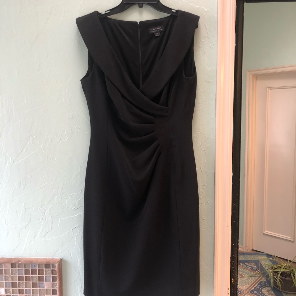 Gorgeous neckline! Tahari dress